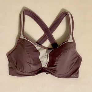 Adore Me Lilac/Gray Sports Bra